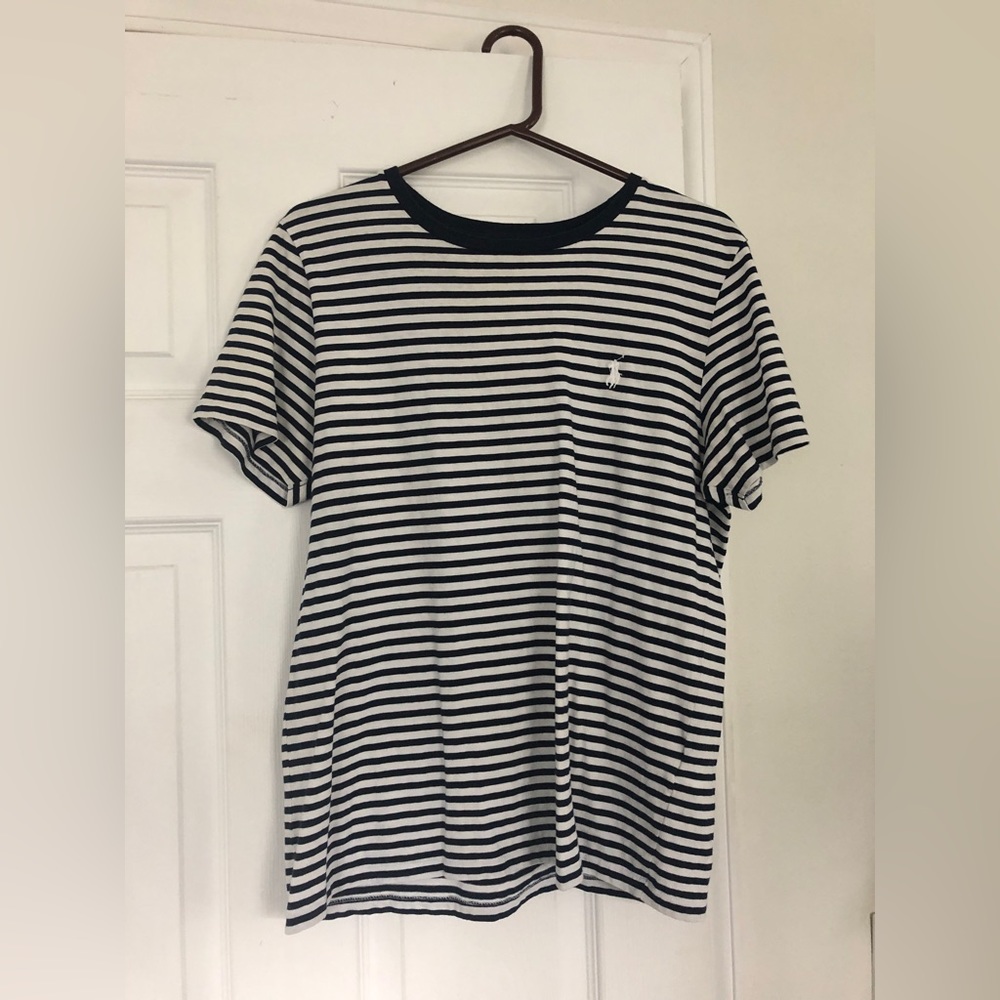 Ralph Lauren Striped Navy T-shirt